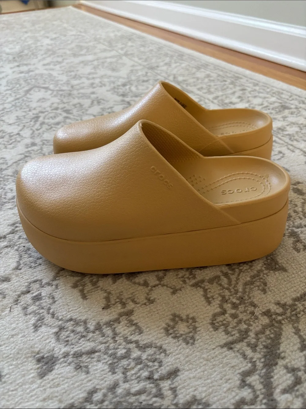 CROCS Women's Platform Clog - tan - Picture 3 of 5